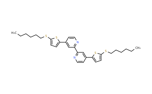 CAS 1146182-96-8 | 4,4'-Bis(5-(hexylthio)thiophen-2-yl)-2,2'-bipyridine
