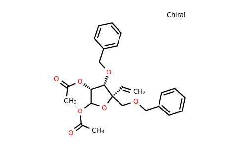 CAS 1146197-36-5 | (3R,4S,5R)-2-(acetyloxy)-4-(benzyloxy)-5-[(benzyloxy)methyl]-5-ethenyloxolan-3-yl acetate
