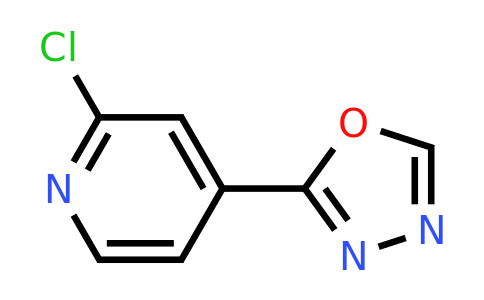 CAS 1146289-86-2 | 2-Chloro-4-(1,3,4-oxadiazol-2-yl)pyridine
