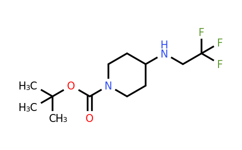 CAS 1146289-88-4 | tert-butyl 4-[(2,2,2-trifluoroethyl)amino]piperidine-1-carboxylate