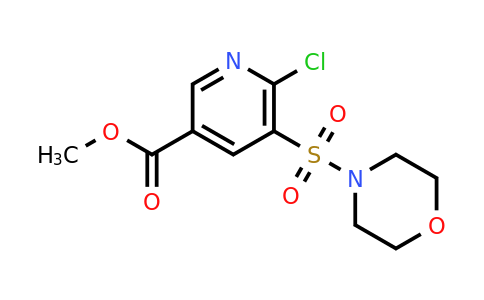 CAS 1146289-89-5 | Methyl 6-chloro-5-(morpholine-4-sulfonyl)pyridine-3-carboxylate