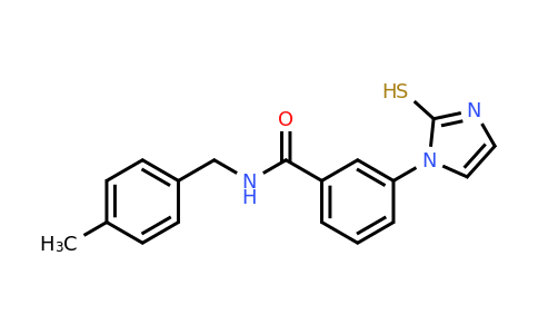 CAS 1146289-99-7 | N-[(4-Methylphenyl)methyl]-3-(2-sulfanyl-1H-imidazol-1-yl)benzamide