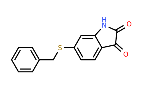 CAS 1146290-06-3 | 6-(Benzylsulfanyl)-2,3-dihydro-1H-indole-2,3-dione