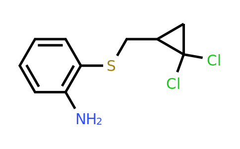 CAS 1146290-11-0 | 2-{[(2,2-dichlorocyclopropyl)methyl]sulfanyl}aniline