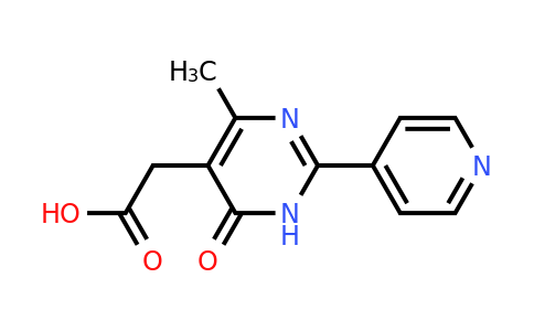 CAS 1146290-12-1 | 2-[4-Methyl-6-oxo-2-(pyridin-4-yl)-1,6-dihydropyrimidin-5-yl]acetic acid