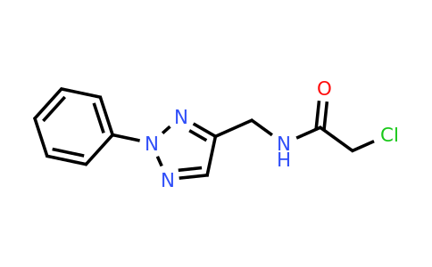 CAS 1146290-14-3 | 2-Chloro-N-[(2-phenyl-2H-1,2,3-triazol-4-yl)methyl]acetamide