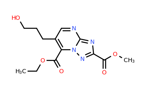 CAS 1146290-18-7 | 7-Ethyl 2-methyl 6-(3-hydroxypropyl)-[1,2,4]triazolo[1,5-a]pyrimidine-2,7-dicarboxylate