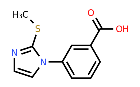 CAS 1146290-22-3 | 3-[2-(Methylsulfanyl)-1H-imidazol-1-yl]benzoic acid