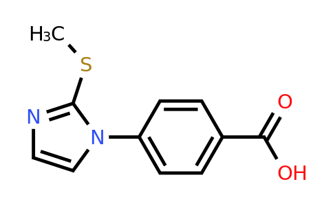 CAS 1146290-23-4 | 4-[2-(Methylsulfanyl)-1H-imidazol-1-yl]benzoic acid