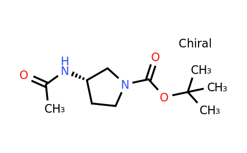 CAS 114636-37-2 | tert-butyl (3s)-3-acetamidopyrrolidine-1-carboxylate