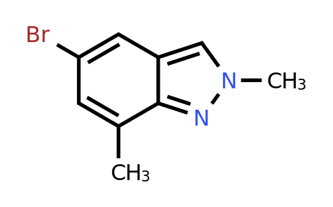CAS 1146637-10-6 | 5-bromo-2,7-dimethyl-indazole
