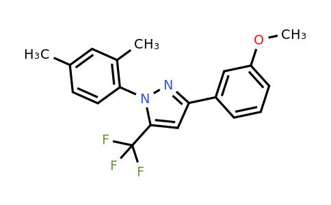 CAS 1146698-13-6 | 1-(2,4-dimethylphenyl)-3-(3-methoxyphenyl)-5-(trifluoromethyl)-1H-pyrazole