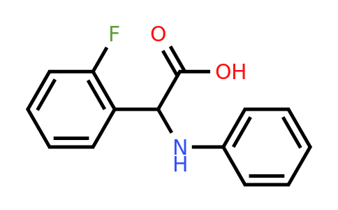 CAS 1146747-23-0 | 2-(2-fluorophenyl)-2-(phenylamino)acetic acid