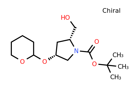 CAS 114676-74-3 | tert-butyl (2R,4R)-2-(hydroxymethyl)-4-tetrahydropyran-2-yloxy-pyrrolidine-1-carboxylate