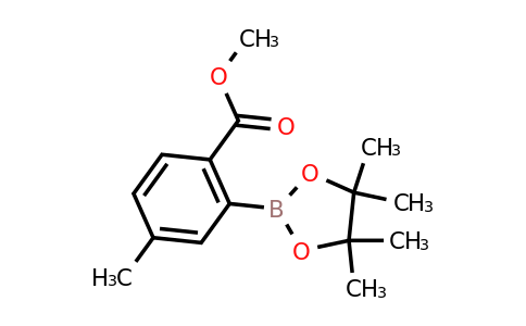 CAS 1147351-76-5 | Benzoic acid, 4-methyl-2-(4,4,5,5-tetramethyl-1,3,2-dioxaborolan-2-YL)-, methyl ester
