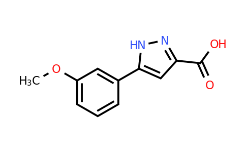 CAS 1147417-27-3 | 5-(3-Methoxyphenyl)-1H-pyrazole-3-carboxylic acid