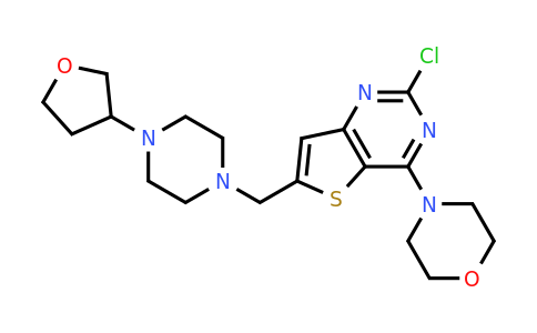 CAS 1147422-73-8 | 4-(2-chloro-6-((4-(tetrahydrofuran-3-yl)piperazin-1-yl)methyl)thieno[3,2-d]pyrimidin-4-yl)morpholine