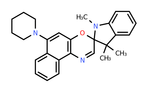 CAS 114747-45-4 | 1,3,3-Trimethyl-6'-(piperidin-1-yl)spiro[indoline-2,3'-naphtho[2,1-b][1,4]oxazine]