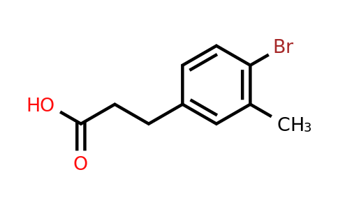 CAS 1147548-74-0 | 3-(4-bromo-3-methylphenyl)propanoic acid