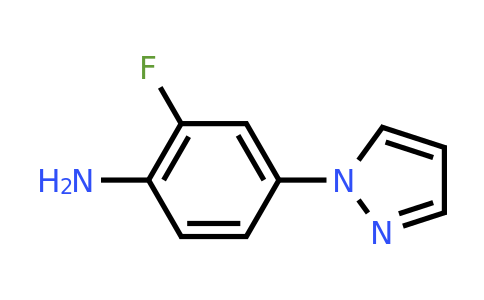 CAS 1147557-79-6 | 2-fluoro-4-(1H-pyrazol-1-yl)aniline