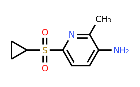 CAS 1147558-17-5 | 6-(cyclopropylsulfonyl)-2-methylpyridin-3-amine