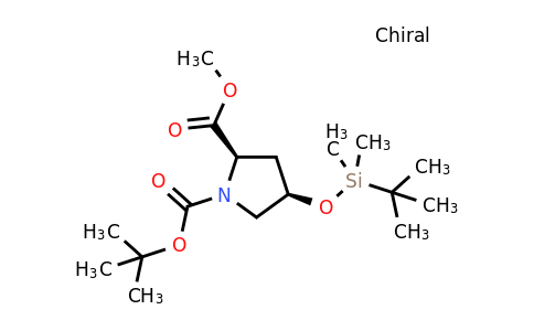 CAS 114760-51-9 | O1-tert-butyl O2-methyl (2R,4R)-4-[tert-butyl(dimethyl)silyl]oxypyrrolidine-1,2-dicarboxylate