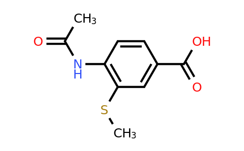 CAS 1147657-04-2 | 4-Acetamido-3-(methylsulfanyl)benzoic acid