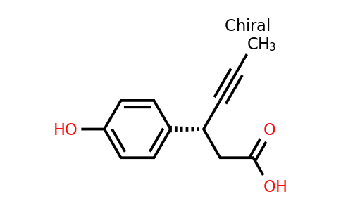 CAS 1147732-37-3 | (3R)-3-(4-hydroxyphenyl)hex-4-ynoic acid