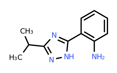 CAS 1147746-77-7 | 2-[3-(Propan-2-yl)-1H-1,2,4-triazol-5-yl]aniline