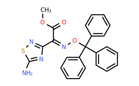 CAS 1147849-13-5 | methyl (Z)-2-(5-amino-1,2,4-thiadiazol-3-yl)-2-((trityloxy)imino)acetate