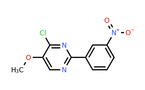 CAS 1147979-38-1 | 4-Chloro-5-methoxy-2-(3-nitrophenyl)pyrimidine