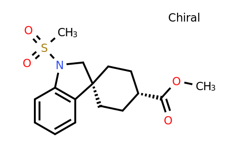 CAS 1148009-65-7 | trans-Methyl 1'-(methylsulfonyl)spiro[cyclohexane-1,3'-indoline]-4-carboxylate