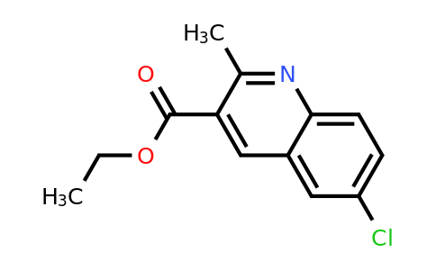 CAS 114858-39-8 | 6-Chloro-2-methylquinoline-3-carboxylic acid ethyl ester