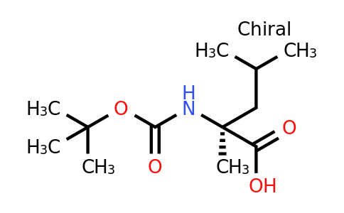 CAS 1149354-06-2 | (2S)-2-[(Tert-butoxycarbonyl)amino]-2,4-dimethylpentanoic acid