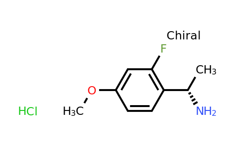 CAS 1149383-12-9 | (S)-1-(2-Fluoro-4-methoxyphenyl)ethanamine hydrochloride