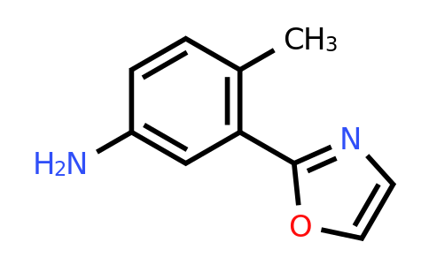 CAS 1150100-77-8 | 4-methyl-3-(1,3-oxazol-2-yl)aniline