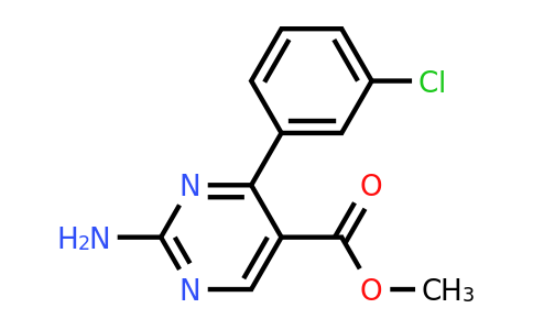 CAS 1150163-89-5 | Methyl 2-amino-4-(3-chlorophenyl)pyrimidine-5-carboxylate