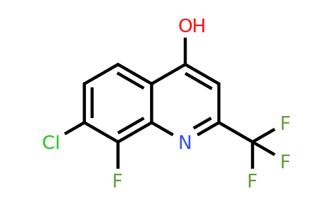 CAS 1150164-84-3 | 7-Chloro-8-fluoro-2-(trifluoromethyl)quinolin-4-ol