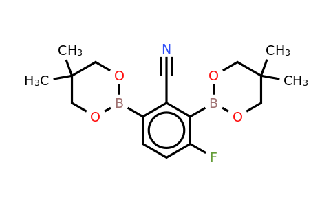 CAS 1150271-28-5 | 2-Cyano-4-fluoro-1,3-bisboronic acid neopentyl glycol ester