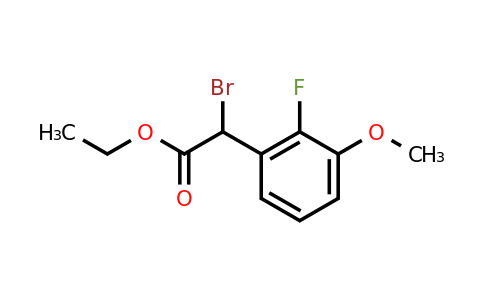 CAS 1150560-66-9 | Ethyl 2-bromo-2-(2-fluoro-3-methoxyphenyl)acetate