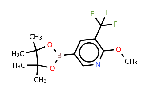 CAS 1150561-61-7 | 2-Methoxy-3-(trifluoromethyl)pyridine-5-boronic acid, pinacol ester