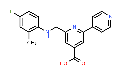 CAS 1150641-96-5 | 6-(((4-Fluoro-2-methylphenyl)amino)methyl)-[2,4'-bipyridine]-4-carboxylic acid