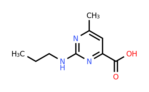 CAS 1150644-38-4 | 6-Methyl-2-(propylamino)pyrimidine-4-carboxylic acid