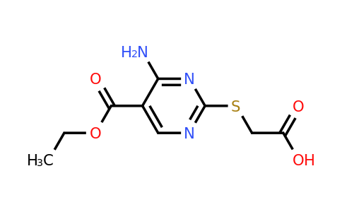 CAS 115102-54-0 | 2-((4-Amino-5-(ethoxycarbonyl)pyrimidin-2-yl)thio)acetic acid