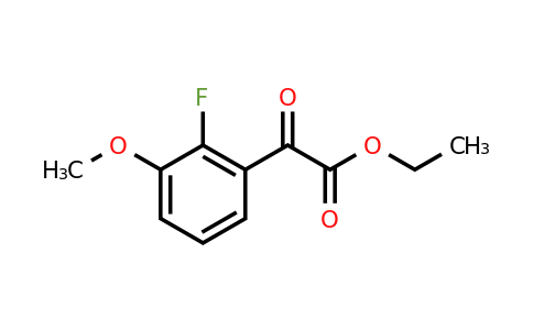 CAS 1151563-92-6 | Ethyl 2-(2-fluoro-3-methoxyphenyl)-2-oxoacetate