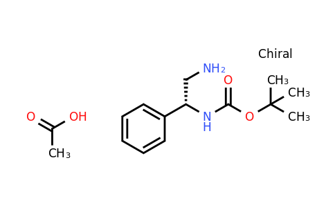CAS 1151564-13-4 | (R)-tert-Butyl (2-amino-1-phenylethyl)carbamate acetate