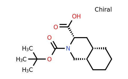 CAS 115238-59-0 | (3S,4aS,8aS)-2-(tert-Butoxycarbonyl)decahydroisoquinoline-3-carboxylic acid