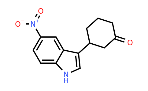 CAS 1152478-65-3 | 3-(5-nitro-1H-indol-3-yl)cyclohexan-1-one