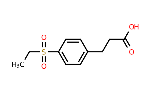 CAS 1152497-21-6 | 3-[4-(ethanesulfonyl)phenyl]propanoic acid