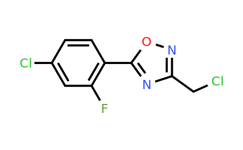CAS 1152498-93-5 | 5-(4-chloro-2-fluorophenyl)-3-(chloromethyl)-1,2,4-oxadiazole